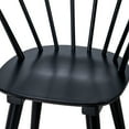 thumbnail image 5 of Duhome Black Wooden Dining Chiars Windsor Dining Chairs with Curved Backrest and Sturdy Spindle Design Cottage-Style,Set of 2, 5 of 7
