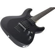 Schecter C-6 Deluxe Series Electric Guitar - Satin Black