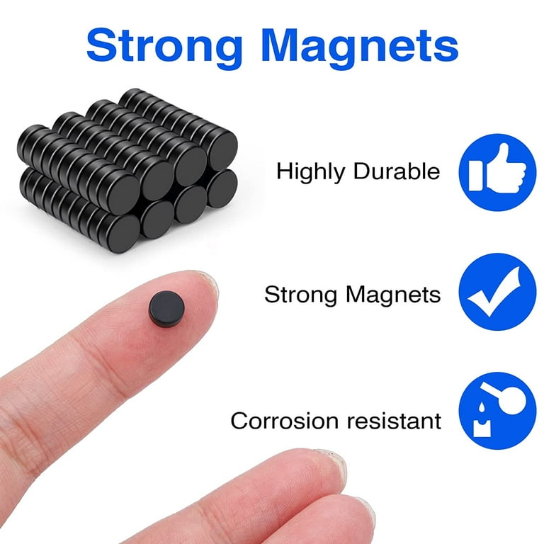 30 Pcs Super Strong Neodymium Magnets, 12 x 3mm Small Round Fridge Rare  Earth Magnets for Crafts, Tiny Neodymium Office Magnets for Whitboard, Dry  Erase Board, DIY, Scientific Models