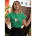 thumbnail image 2 of Lets Your Soul Shine Daisy T-Shirt Women -Image by Shutterstock, Female 4X-Large, 2 of 4