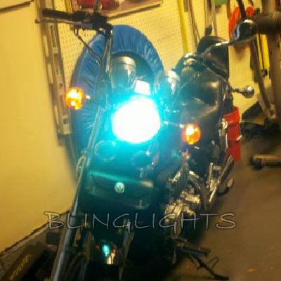 7" Black LED Headlight Light For Kawasaki VN Vulcan 500 750 800 900 1500 1600 