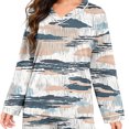 thumbnail image 7 of Enjoytime Sets for Women Printed V-Neck Long Sleeve Blouses Pants 2 Piece Sleepwear Fashion Casual Cute Pajamas Matching Plus Size Lounge Set, 7 of 7