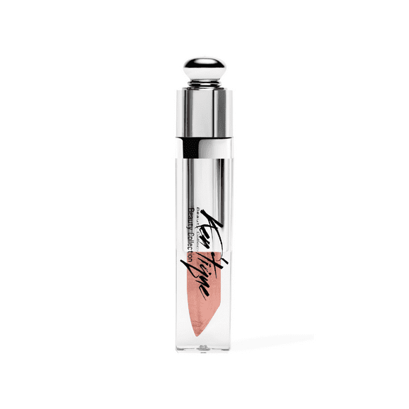 Peachy Creamy soft peach light gold glittered butter lip gloss