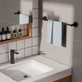 thumbnail image 7 of 18-inch Wall Mounted Towel Bar for Kitchen and Bathroom, Matte Black, by Fixsen, 7 of 7