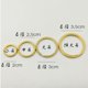 thumbnail image 2 of Brass D-ring metal U-shaped keychain multi-functional pure copper outdoor key ring D-ring buckle bag accessory, 2 of 2