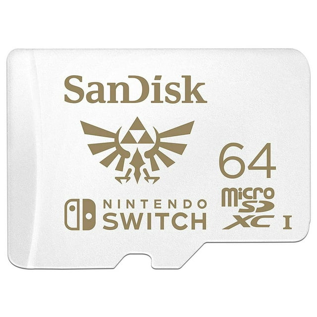 Memoria MicroSDXC UHS-I U3 Sandisk de 64 GB para Nintendo Switch SanDisk SDSQXAT-064G-GNCZN