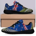 thumbnail image 3 of New Zealand Kiwi Bird and Fern Shoes Sneakers for Women Men Black Size 7.5, 3 of 7