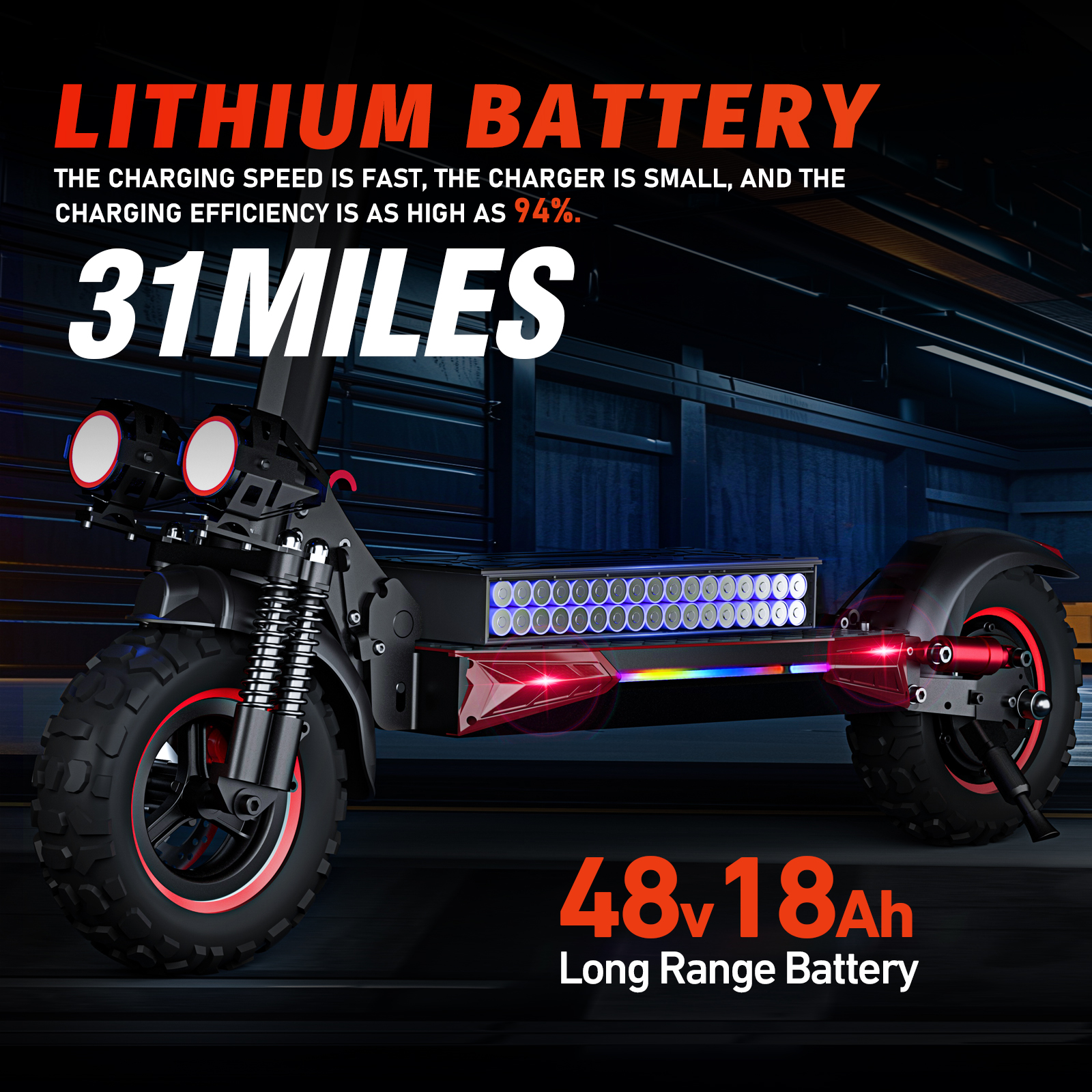 J11 Max 1200W Motor Electric Scooter Adults with Seat, 35 MPH Max Speed & 48V 18AH Big Battery Up to 33 Miles Range, 11" All-Terrain Tires and Dual Suspension, Off Road E-Scooter
