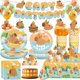 thumbnail image 1 of Set de decoración de cumpleaños Yingoto Capybara 171 piezas para 20 invitados, 1 of 7