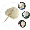 thumbnail image 2 of PAMINGONO 1Set Fans Handheld Woven Leaf Great For Keeping Cool At The Beach Or During Parties, 2 of 8