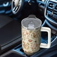 thumbnail image 3 of Extra Large 40oz Fall Tumbler - Keeps Drinks Cold 32Hrs/Hot 12Hrs | BPA Free with Straw & Handle | Thanksgiving Office Gift, 3 of 3