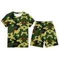 thumbnail image 4 of Aocisk Clothing Set for Outdoor Training Physical Fitness Training Performance for Children Green 5-6 Years, 4 of 4