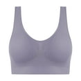 thumbnail image 5 of Gmluru Womens Bras Seamless Comfort Wire-Free Bra 5-Pack Soft Breathable Racerback for Gentle Lift Gray (M), 5 of 6