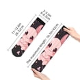 thumbnail image 4 of Pofeuu Chibi Axolotl Sakura Fantasy Print 30cm Socks, Adult Running Hiking Socks for Youth and Adult, 4 of 7