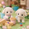 thumbnail image 3 of Calico Critters Flora Rabbit Twins, ensemble de 2 figurines de poupée à collectionner avec accessoire de chariot à poussette, 3 of 4