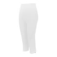 thumbnail image 6 of Casual Yoga Pants with Zipper Detail, Women's Knee-Length & Ankle-Length Solid Color Cropped Leggings for Sporty Comfort and Everyday Wear, 6 of 9
