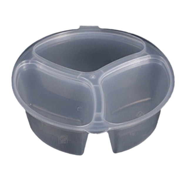 Huanglei 20Pcs Snack Pack Containers 3 Compartments Reusable Snack Containers With Lids 2025 New Snack Container Snacks Dips Takeout Travel And Outdoor Camping
