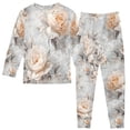 thumbnail image 2 of FORMRS Long Sleeve Top and Pants Pajama Set for Niños 2-Piece Sleepwear, Sizes 18M-8Y, Beautiful Floral, 2 of 6