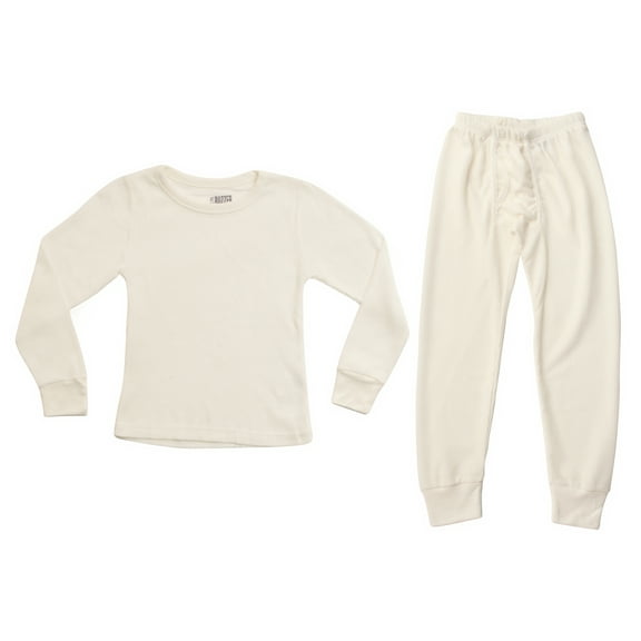At The Buzzer Thermal Underwear Set for Boys (Ecru, 18-20)