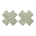 thumbnail image 1 of serony 1 Pair Pasties Covers Comfortable Styling Supplies Anti-Protrusion Stickers Parties Clubs Practical Design Concealing silver, 1 of 5
