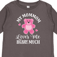 thumbnail image 4 of Inktastic MomMom Loves Me Girls Bear Girls Long Sleeve Toddler T-Shirt, 4 of 5
