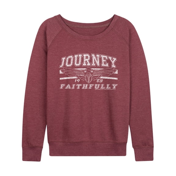 Journey - Faithfully - Women's French Terry Long Sleeve Pullover