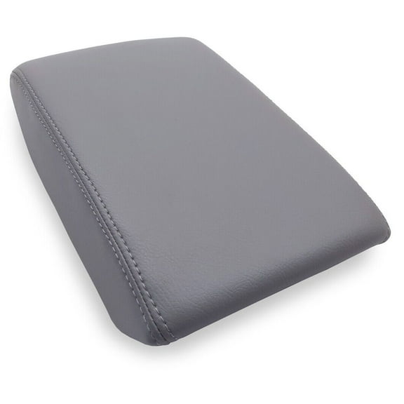Geelife Console Lid Armrest Cover PVC Leather for Subaru Forester 2019-2020 Gray