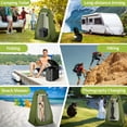 thumbnail image 4 of Pop Up Camping Shower Tent Portable Privacy Changing Room Toilet Tent with Carry Bag for Outdoor Beach Hiking Travel, 4 of 7