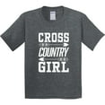 thumbnail image 3 of Inktastic Cross Country Girl with Arrows Youth T-Shirt, 3 of 5