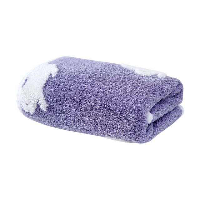 Super Soft Velvet Rabbits Jacquards Hand Towel Super Absorbent Drying Gentle And Friendly