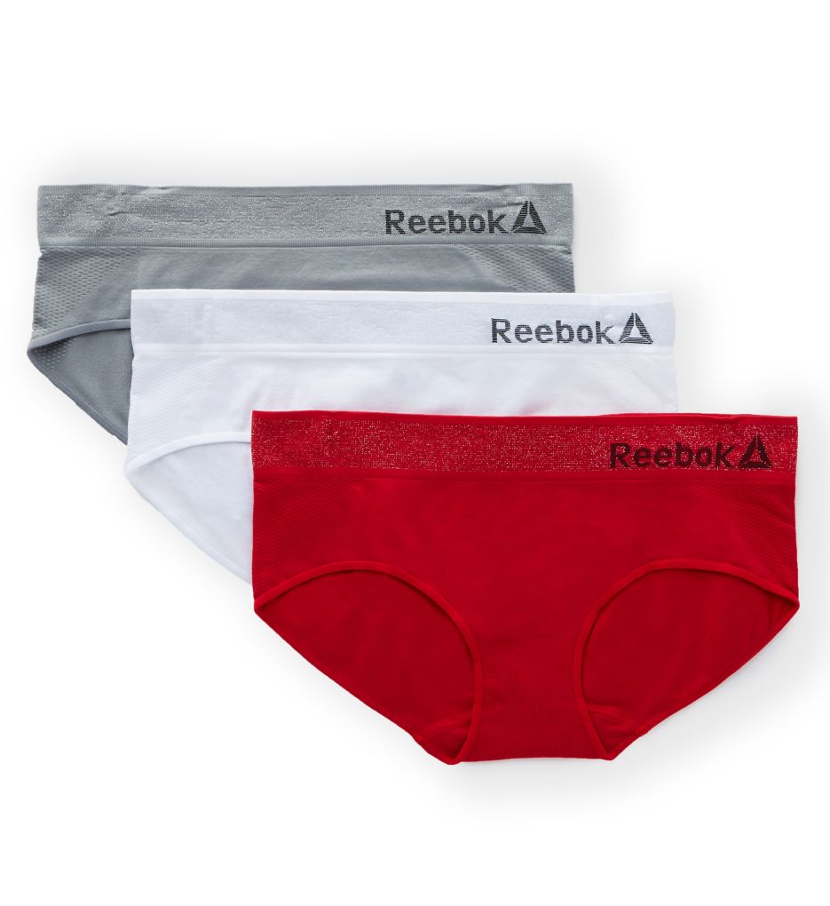 Reebok Reebok Women's Plus Seamless Hipster Panties With Lurex