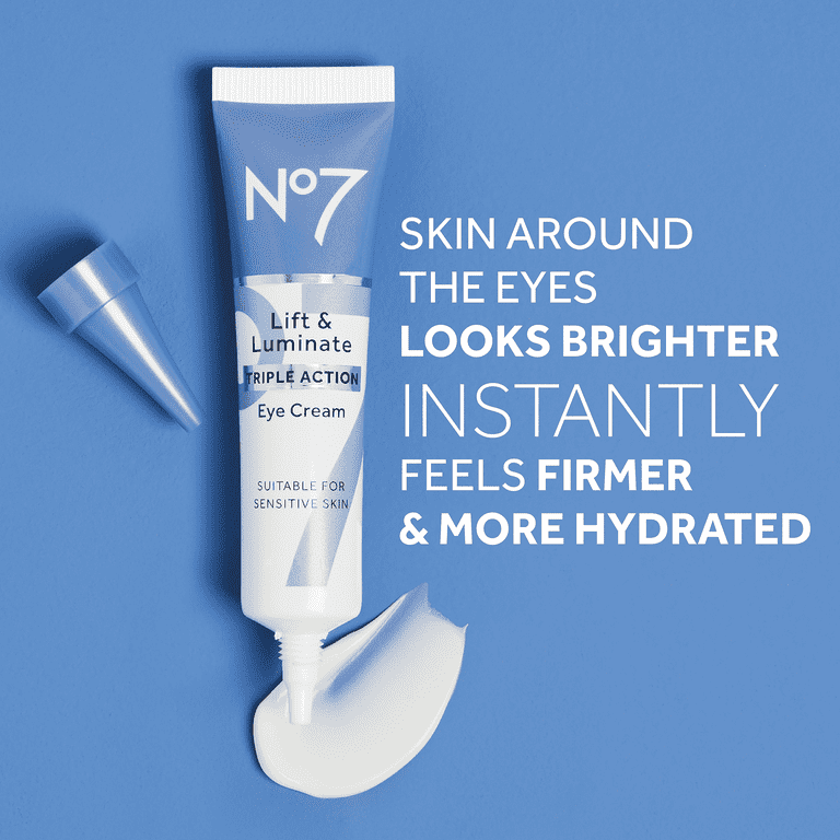 No7 Lift & Luminate Triple Action Eye Cream with Peptides