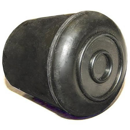 

1.12 in. TruGuard Rubber Leg Tip Black - Pack of 4