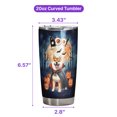 thumbnail image 5 of Happy Halloween Vampire Shiba Inu BOO with Pumpkins Fun and Spooky 20oz Stainless Steel Tumbler Insulated Cup with Lid Shibas Dog Lovers Gifts Idea - 00018, 5 of 5