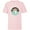 Soft Pink, variant on Star Wars The Mandalorian Grogu Loaded with Presents Holiday - Short Sleeve T-Shirt for Kids - Customized-White