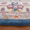thumbnail image 3 of SAFAVIEH Anatolia Dalton Oriental Wool Area Rug, Blue/Ivory, 6' x 6' Round, 3 of 8