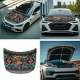 thumbnail image 7 of Yuyamidu Aztec Car Hood Cover Highland Cow Auto Rearview Protection Cover 3 Pack Blue Butterfly Vehicle Front Hood Cover for Car Side Mirror Covers Car Exterior Accessories, 7 of 7