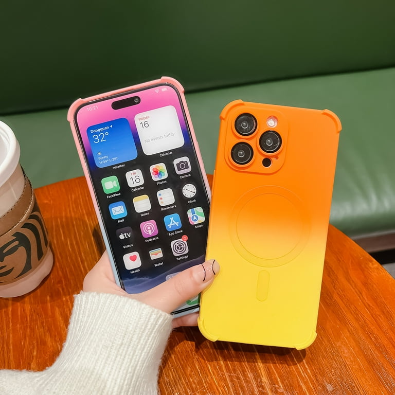 Magnetic iPhone 13 Pro Case [Compatible with MagSafe] Cute