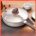 thumbnail image 1 of 32cm Ceramic Non-Stick Frying Pan with Steel Glass Lid - Multi-Functional Stir-Fry & Sauté Pan for Induction/Gas Stoves, Even Heat Distribution, Compact Design, Ideal for Home Cooking & Gifting,, 1 of 5