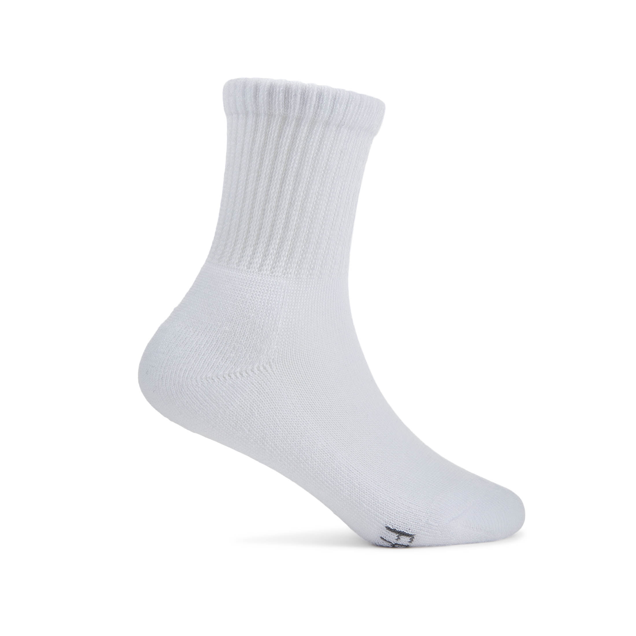 Fruit of the Loom All Day Comfort Girls Crew Socks, Sizes 6-10, 10-Pack