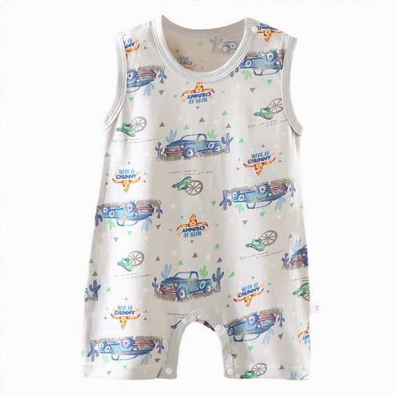 UAYOTSE Infant Boy 3M 6M 12M Classic Romper Short Sleeve Collared One Piece Jumpsuit Outfit,Sizes 0-6 Months