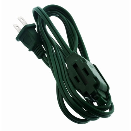 New 110V Household Indoor Use Only Extension Cord ~ Green 6 Ft ~ Free Shipping