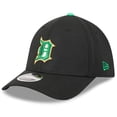 thumbnail image 3 of Men's New Era  Black Detroit Tigers 2026 St. Patrick's Day 39THIRTY Flex Hat, 3 of 5