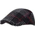 thumbnail image 7 of CoCopeaunts Newsboy Cap Woolen Plaid Mens Beret Ladies Beret Literary Youth Cabbie Hat Ivy Cap Peaked Cap Winter Hat, 7 of 7