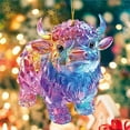 thumbnail image 5 of Colorful Animal Christmas Ornaments - Hanging Decor for Car & Home, Adds Festive Sparkle to Christmas Tree, Car Interior, Living Room, Ideal Holiday Decor​,C,1pcs, 5 of 6