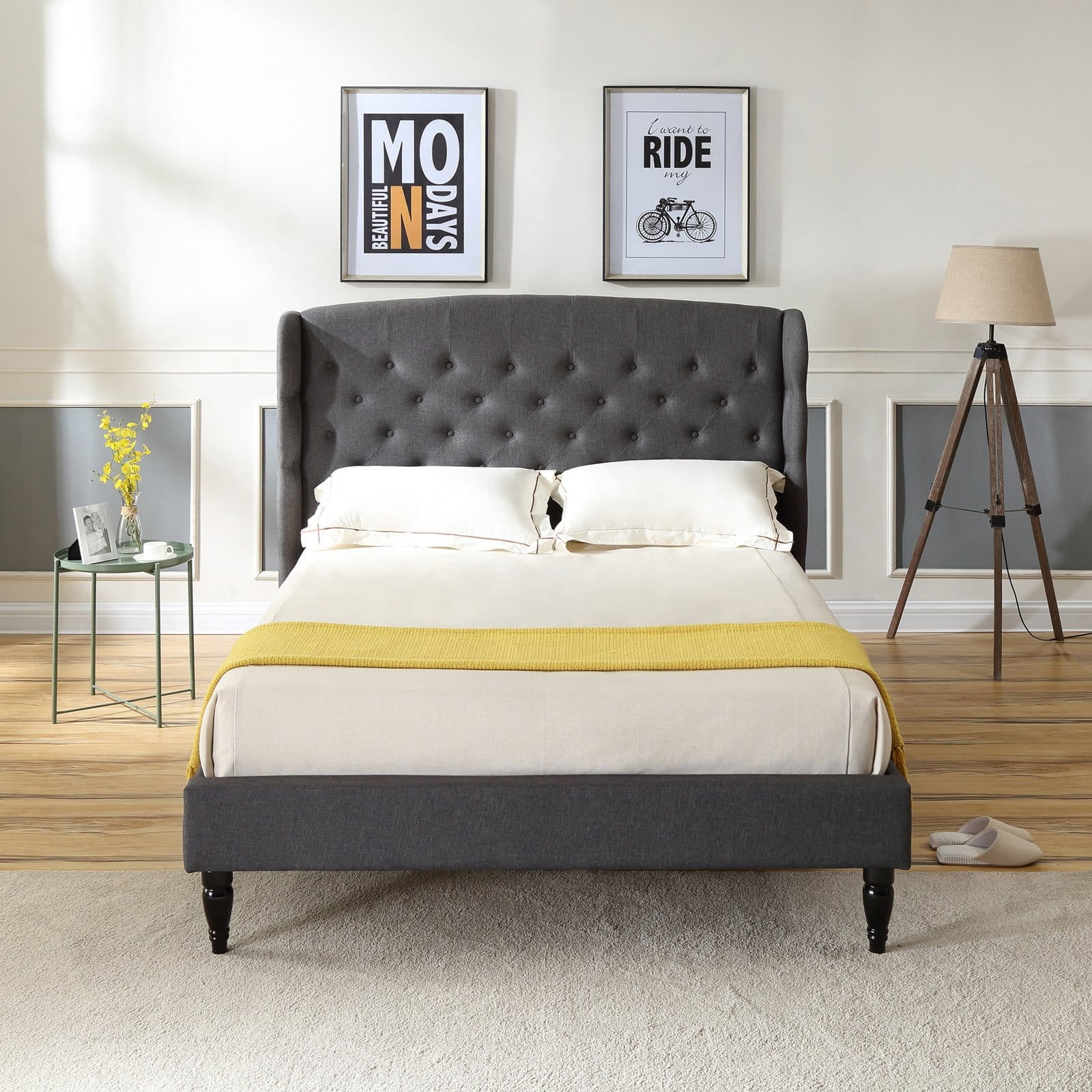 Classic brands wellesley 2024 upholstered platform bed