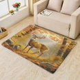 thumbnail image 2 of Deer Rug Washable - 3x4 Rug - Deer Rug - Wild Animal Hunting Area Rug - Wildlife Rugs - Autumn Forest Animal Carpet, 2 of 7