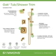 thumbnail image 6 of Symmons 569615TRM Oak Tub And Shower Trim Package - Chrome, 6 of 7