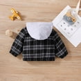 thumbnail image 4 of Vedolay Boys Winter Coat Warm Baby Hooded Girls Kids Thick Girls Coat Outwear Black,74, 4 of 5