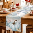 thumbnail image 2 of Table Runners 70 Inches Long Dress Scarves, Coastal Pumpkins Fall Farmhouse Coffee/Dining/Kitchen Table Decor, Holiday Table Runner, Thanksgiving Botanical Vintage 13x70 Inch, 2 of 3